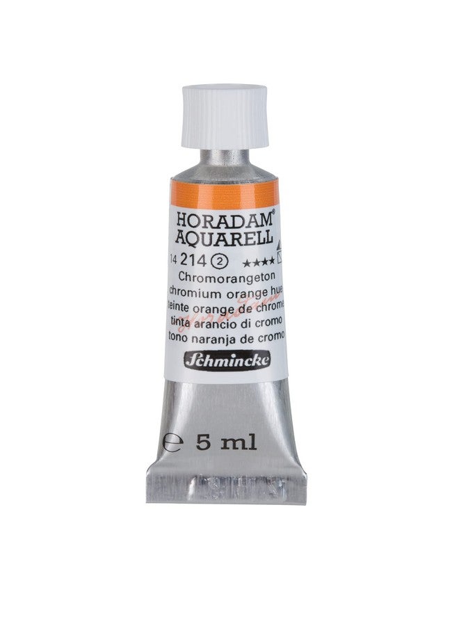 Schmincke 14214001 Artists Watercolors Chrome Orange, No Lead 5 ml Tube - Image 1